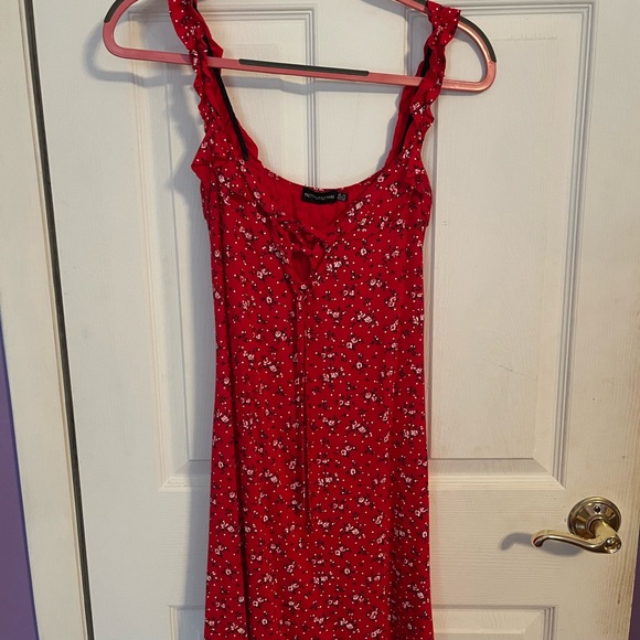 Red floral sundress - Picture 1 of 3